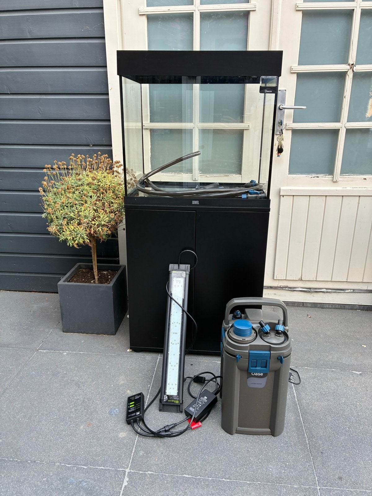 Juwel Lido 120 + Oase Biomaster Thermo 350 + Helialux, Dieren en Toebehoren, Vissen | Aquaria en Toebehoren, Ophalen, Zo goed als nieuw