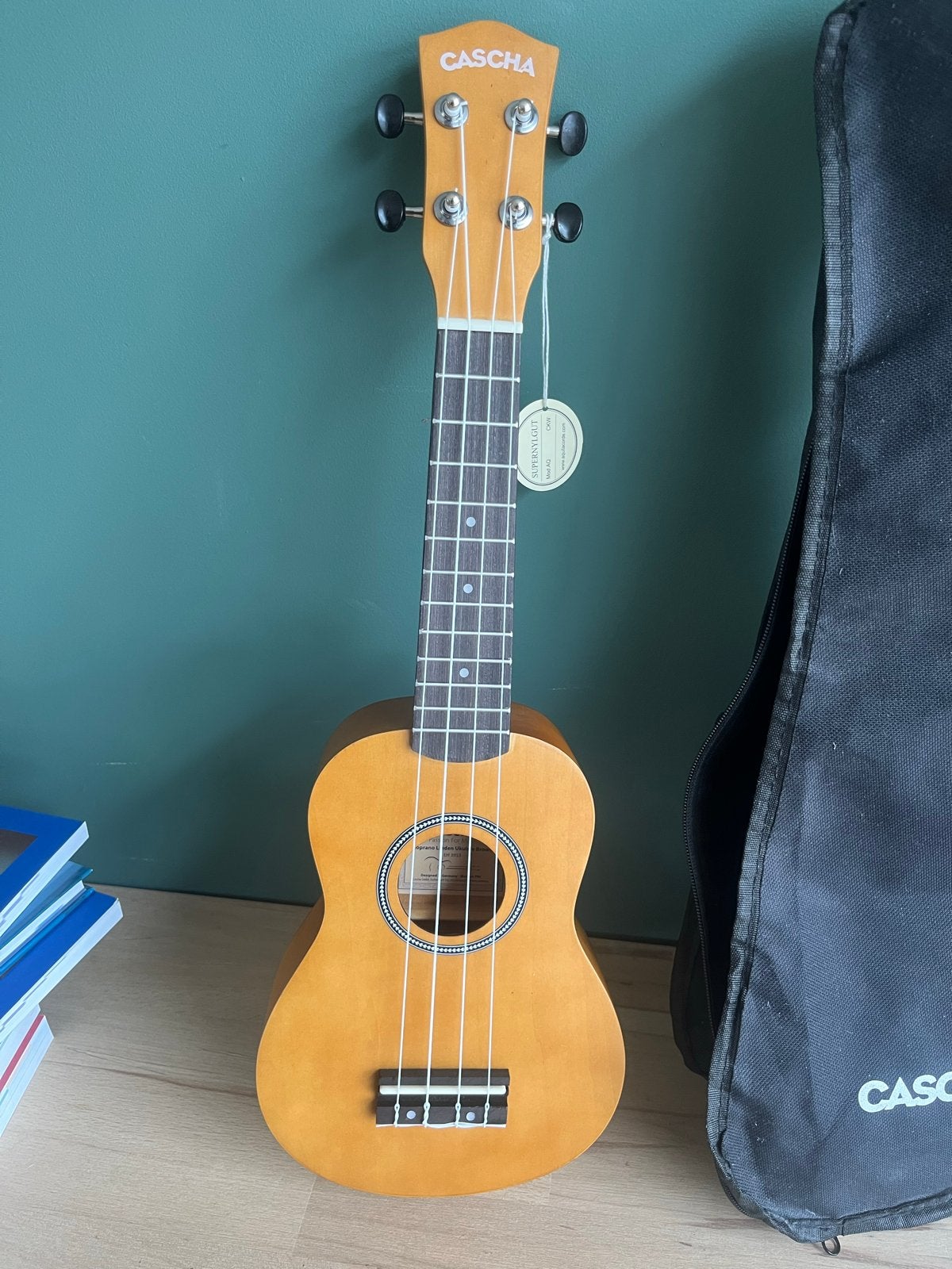Cascha Ukelele Set: Ukelele, hoes, tuner en lesboek, Ophalen of Verzenden, Zo goed als nieuw, Ukelele
