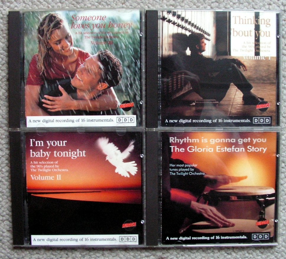 Diverse instrumentale CDs MIRAGE label ZGAN, Ophalen of Verzenden, Zo goed als nieuw, Overige typen, Inclusief doosje