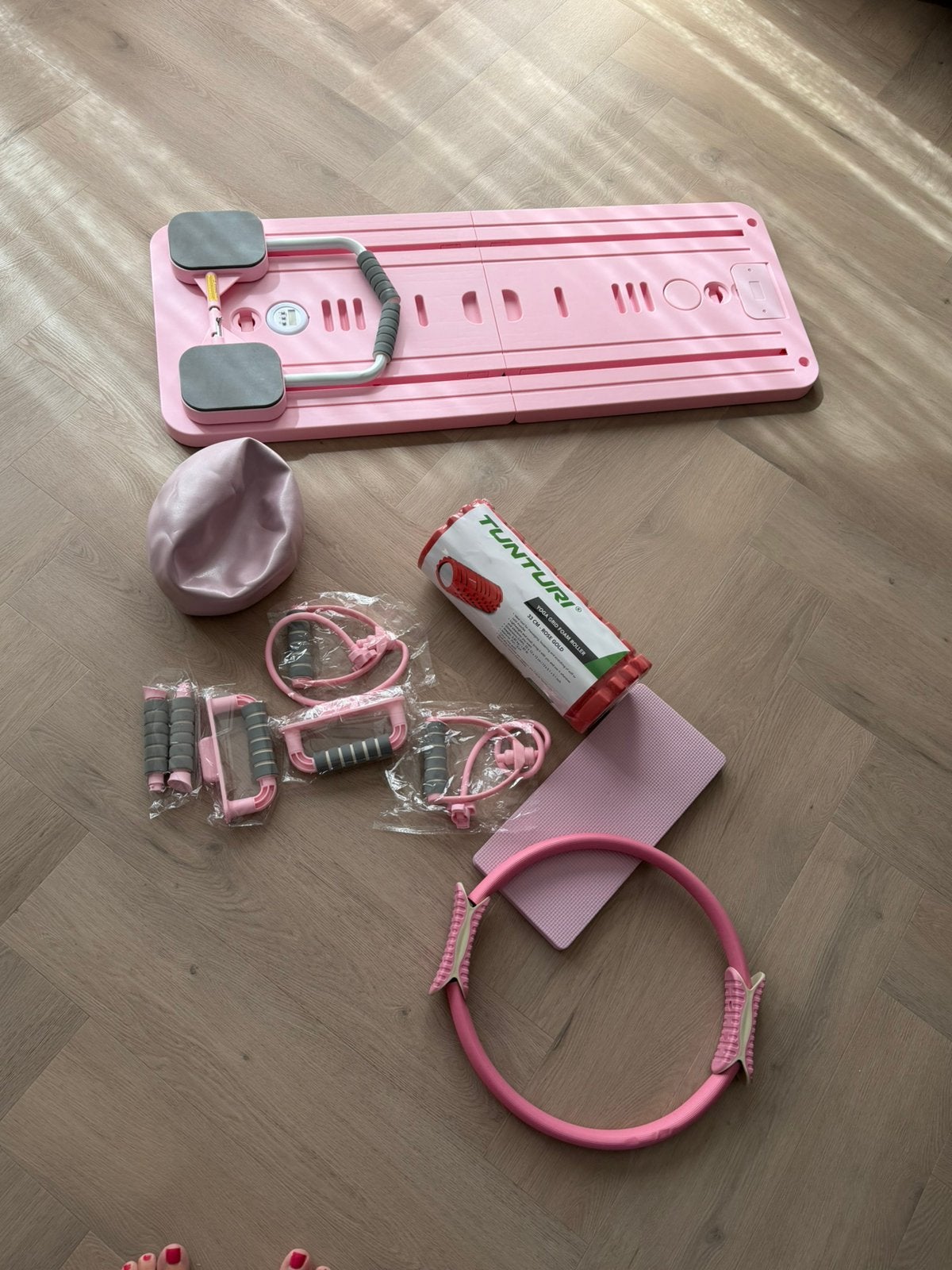 7-in-1 Pilates bord en yoga roller, Ophalen, Zo goed als nieuw