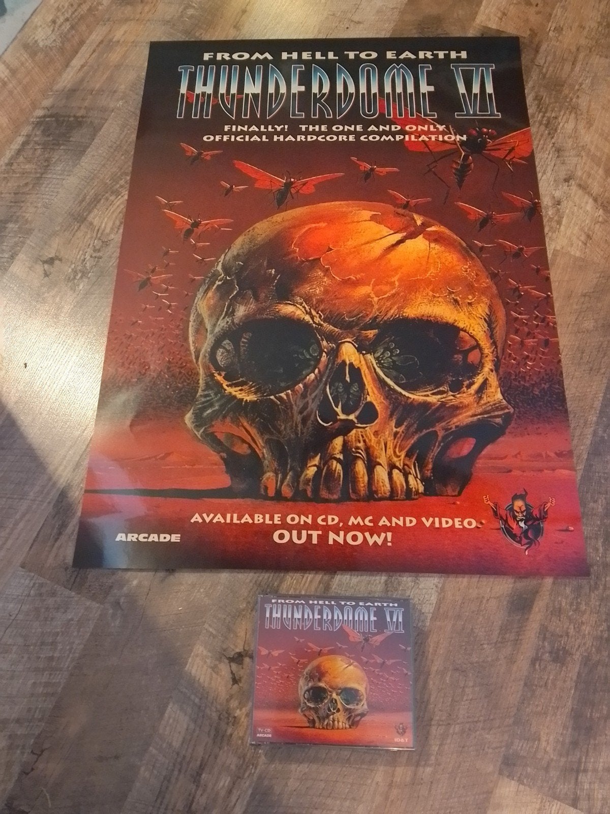 Thunderdome 6 poster 20€ hardcore gabber ID&T, Verzamelen, Verzenden, Nieuw, A1 t/m A3, Film en Tv
