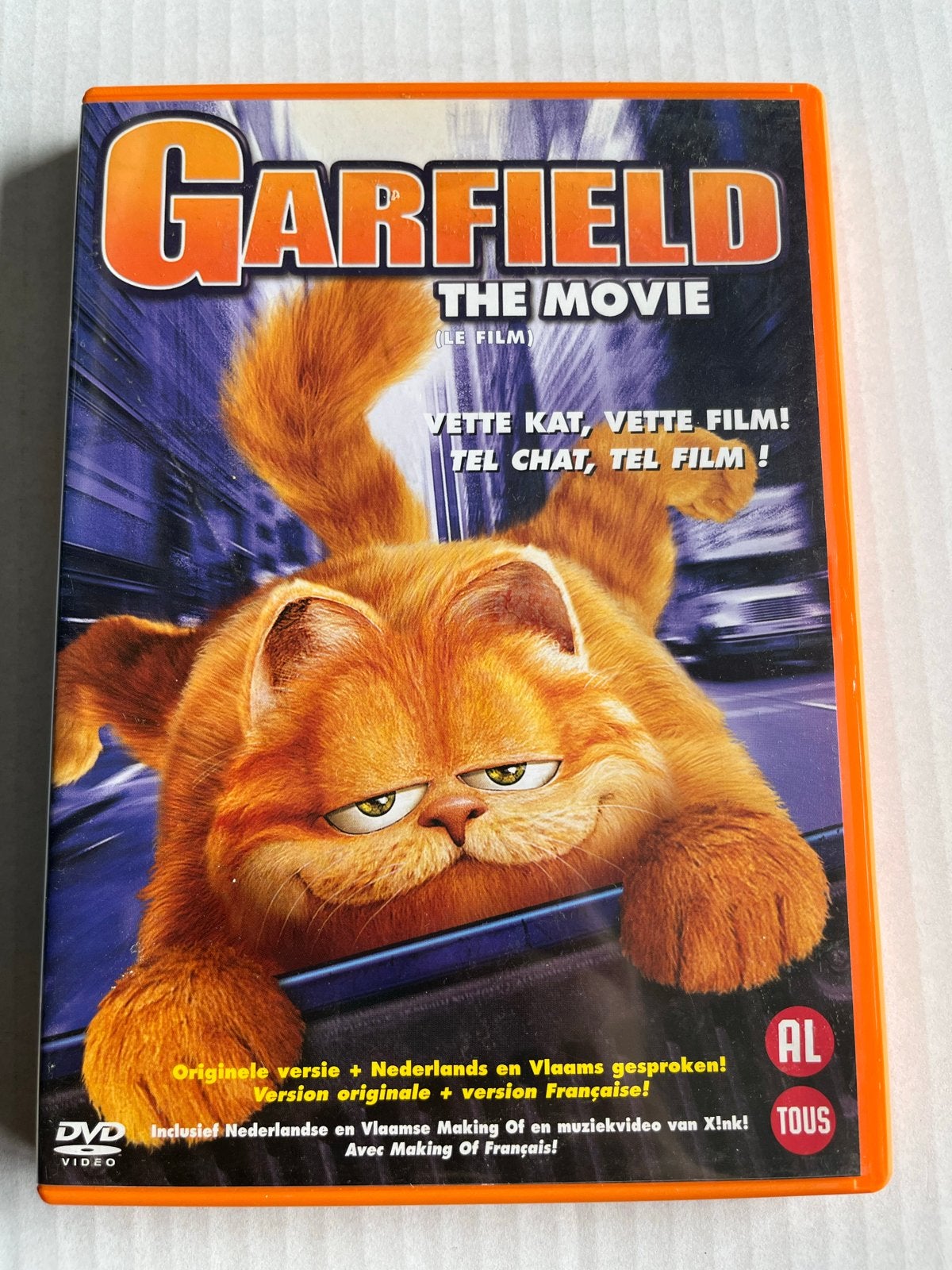 Garfield The Movie DVD, Alle leeftijden, Nederlands, Gebruikt, Bonusmateriaal