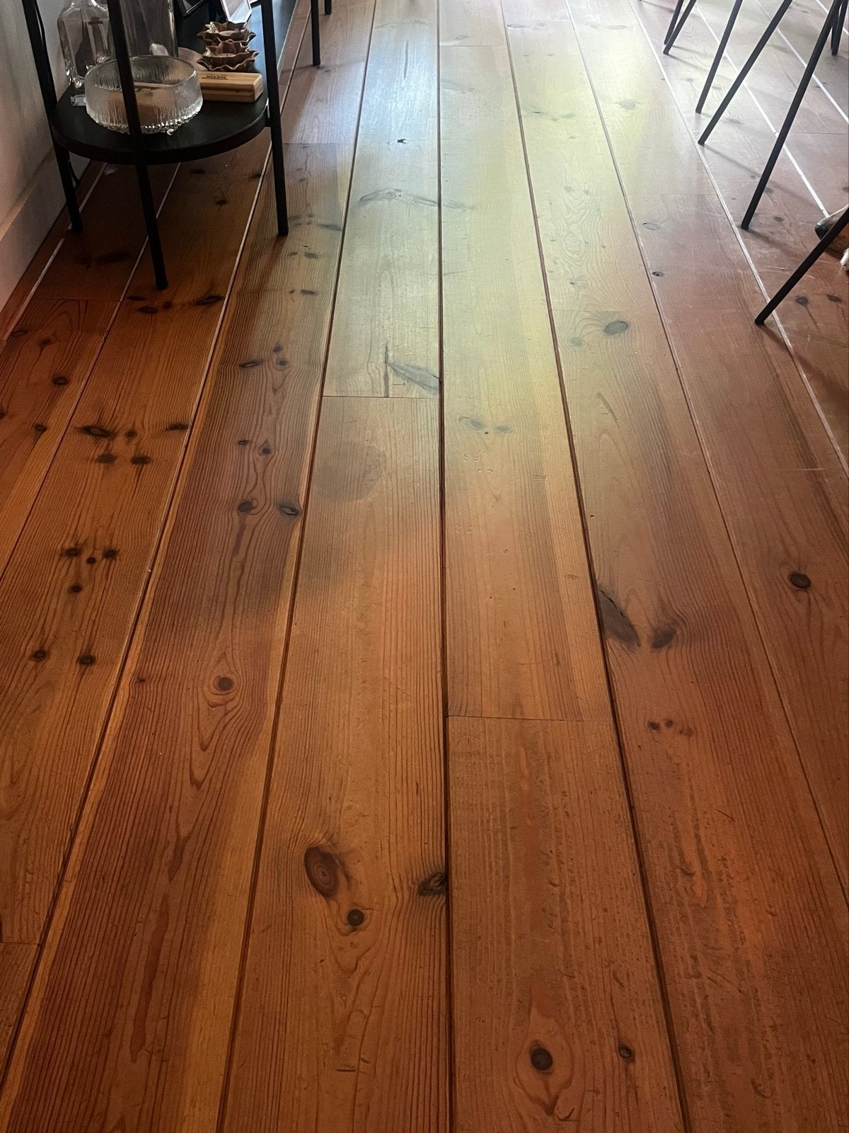 Grenen houten vloerdelen - rustieke charme, Ophalen, Gebruikt, Vloerdelen of -planken, 10 m² of meer