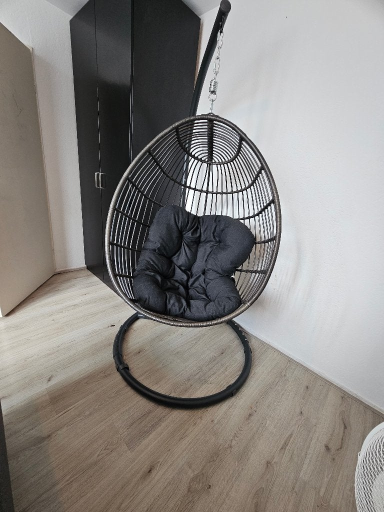 Comfortable hangstoel met kussen, Ophalen, Nieuw