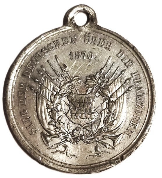 Duitsland: mooie historische draagpenning 1870, Verzenden, Overige materialen, Buitenland