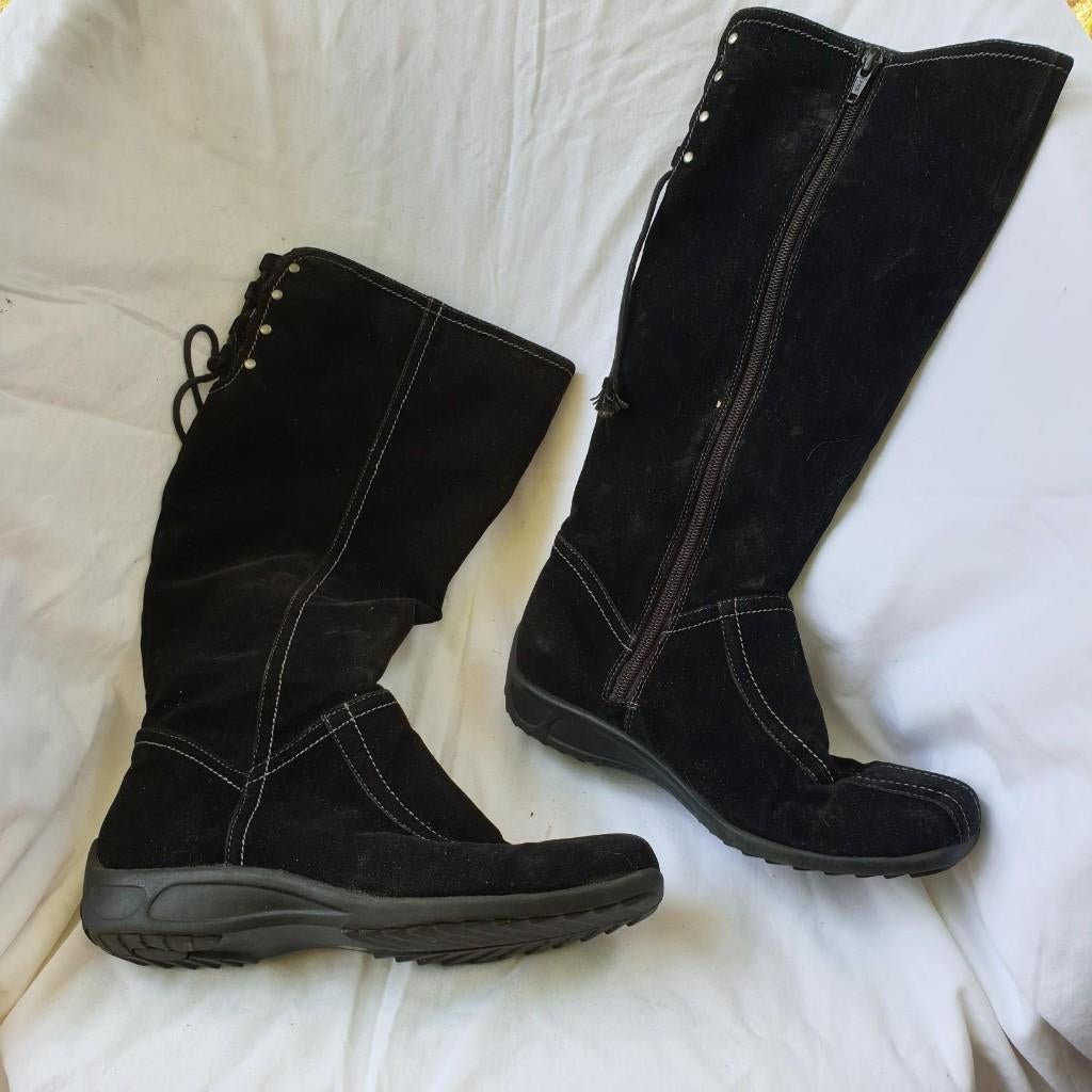 Stoere hoge zwarte laarzen gevoerd mt 36 merk SPNX, Kleding | Dames, Hoge laarzen, ., Zwart, Ophalen of Verzenden