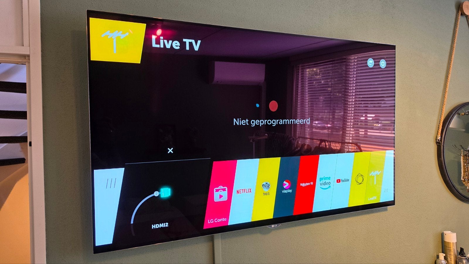 LG 55 inch 4K OLED, Ophalen, Zo goed als nieuw, 100 cm of meer, 4k (UHD)