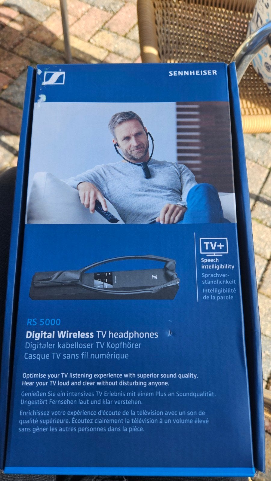 Sennheiser RS 5000 Digitale Draadloze TV Hoofdtelefoon, Audio, Tv en Foto, Koptelefoons, Sennheiser, Nieuw, Ophalen of Verzenden