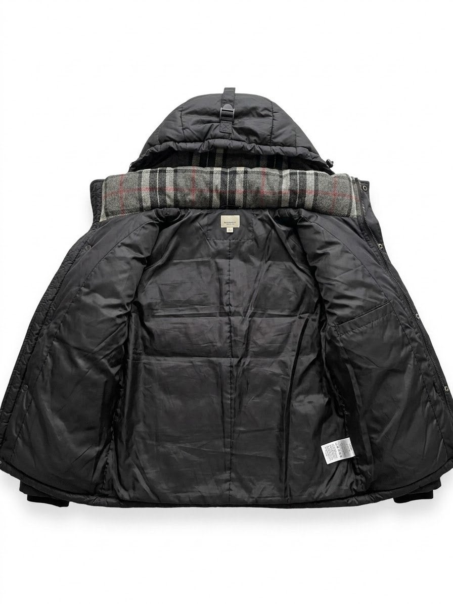 Burberry Puffer Jas Zwart - Maat XL, Ophalen of Verzenden, Zo goed als nieuw, Maat 56/58 (XL), Zwart