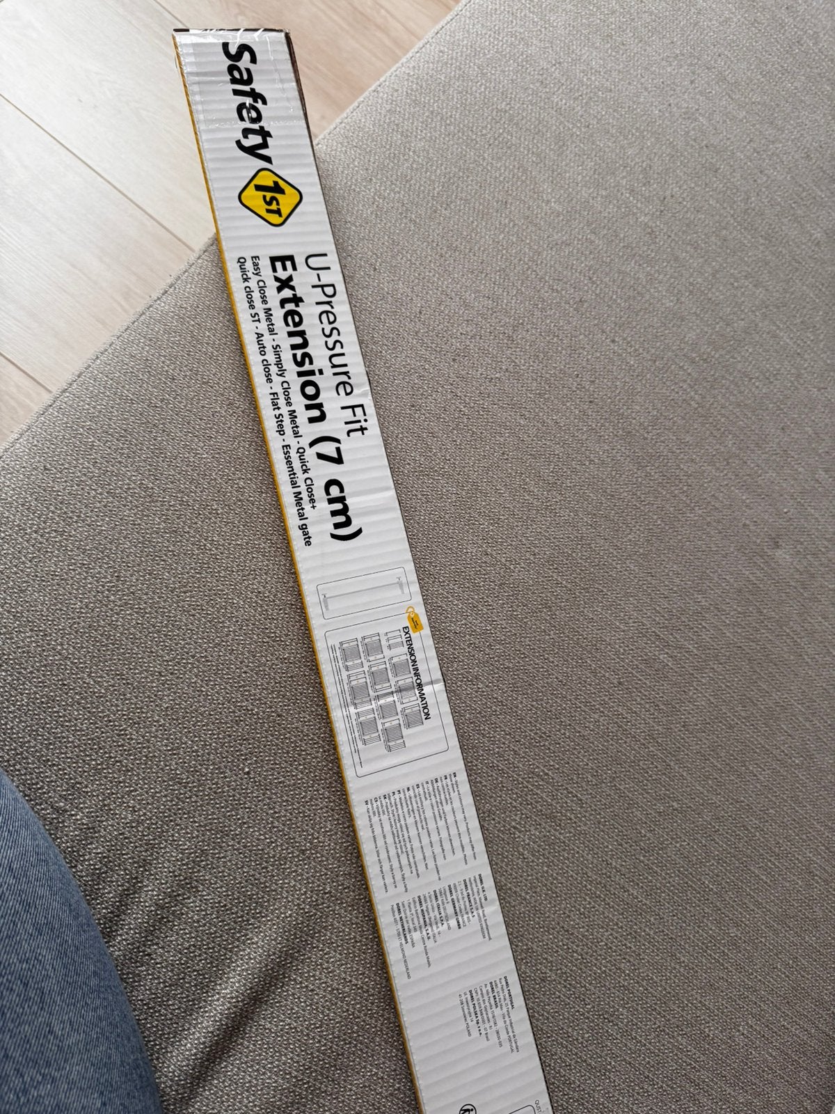 Safety 1st U-Pressure Fit Verlengstuk 7 cm - NIEUW, Ophalen, Nieuw, Metaal of IJzer, Klemhekje