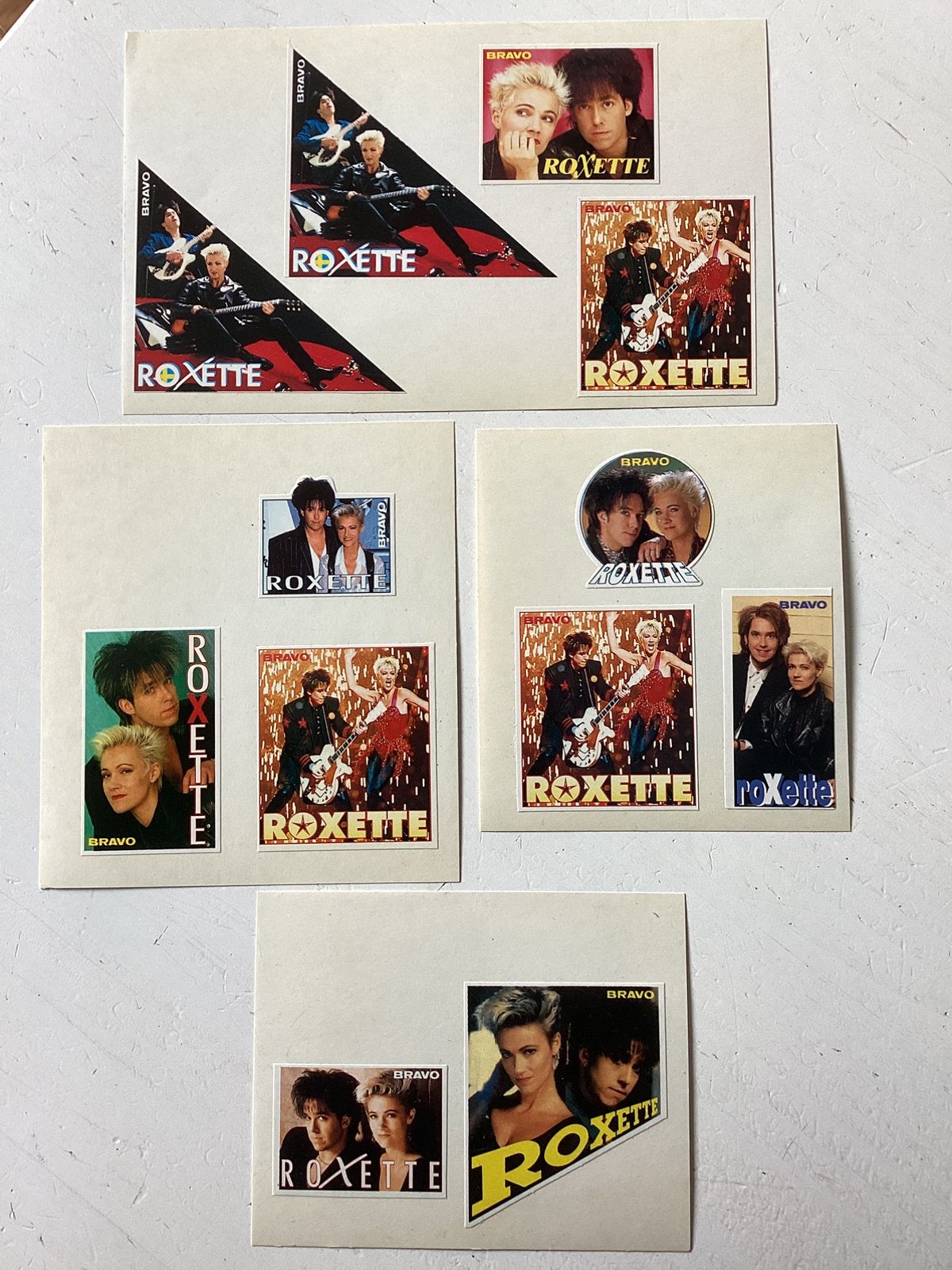 Stickertjes Roxette (Bravo), Verzamelen, Stickers, Zo goed als nieuw, Verzenden