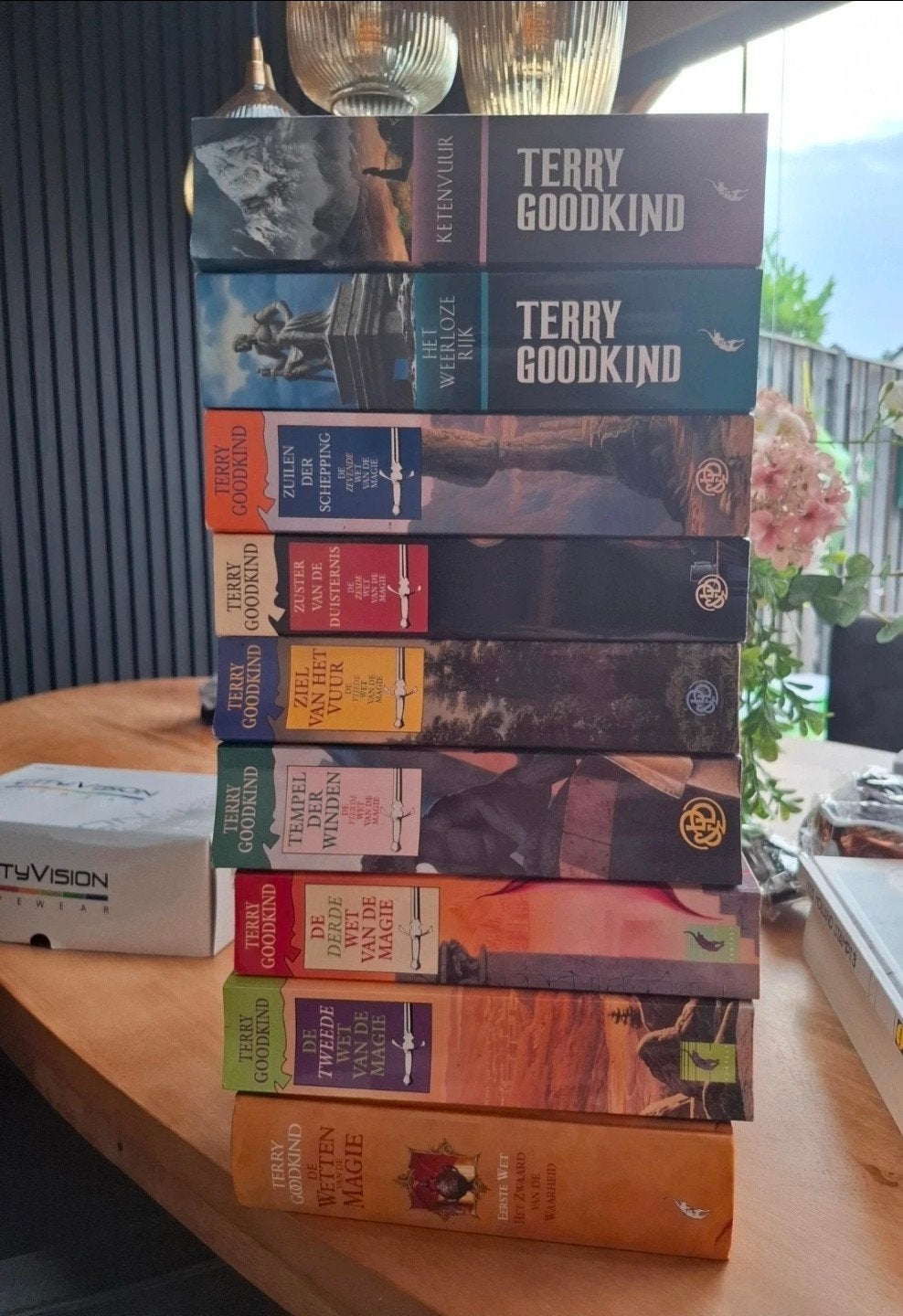 Terry Goodkind - De Wetten van de Magie (9 boeken), Boeken, Ophalen of Verzenden, Zo goed als nieuw, Terry Goodkind