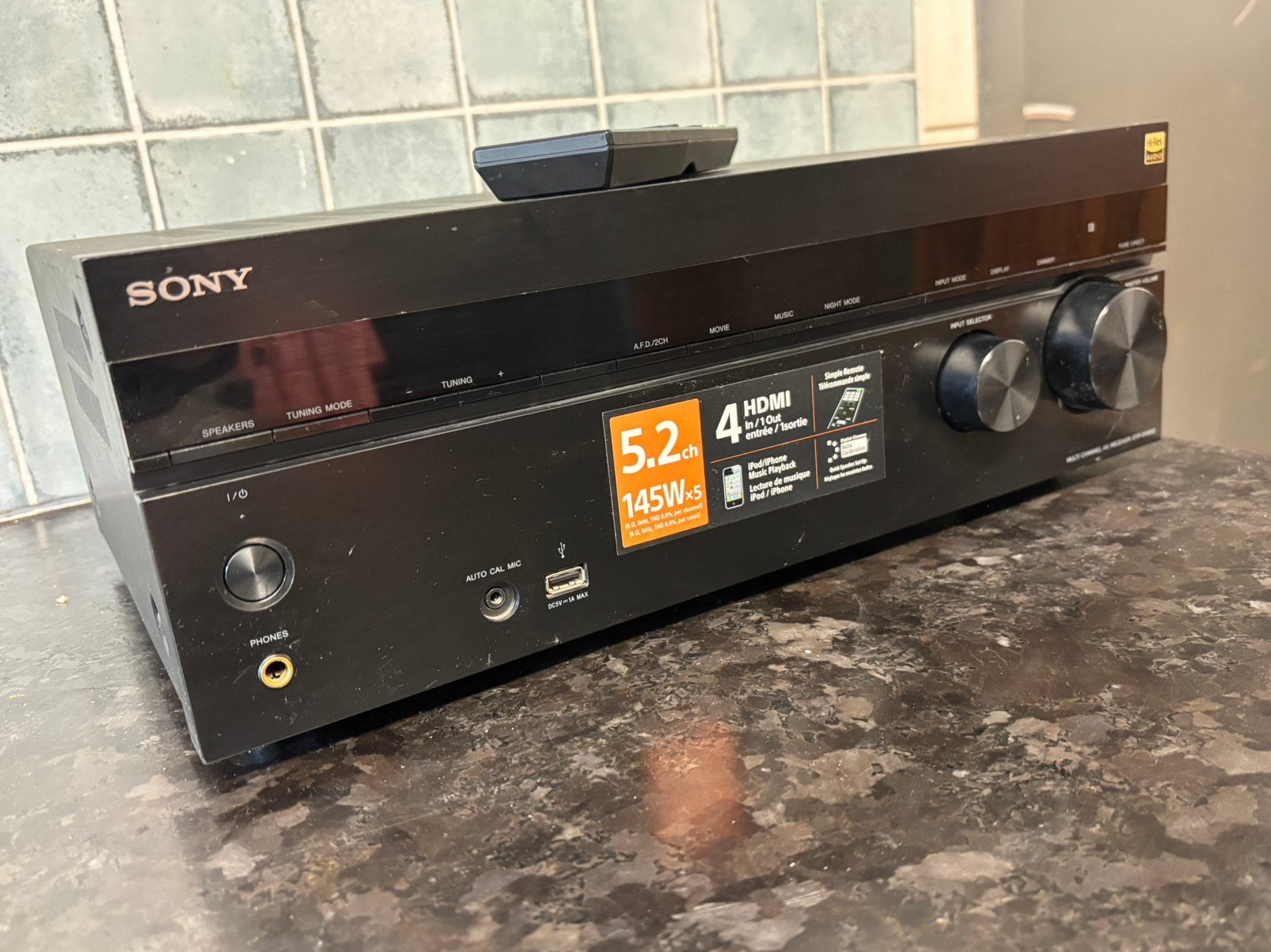 Sony STR-DH550 AV Receiver, Verzenden, 60 tot 120 watt, Sony, Gebruikt
