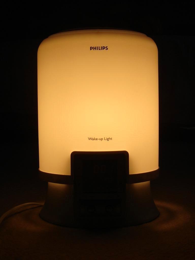 Philips Wake-Up Light HF3461 met radio 100W lamp, Witgoed en Apparatuur, Wekkers, Gebruikt, Digitaal, Ophalen
