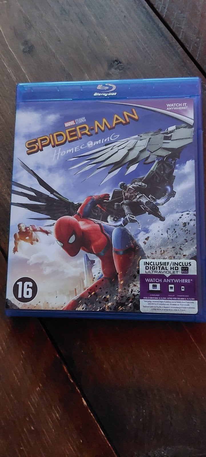 Spider-Man: Homecoming Blu-ray (NL) - Actie/Avontuur, Cd's en Dvd's, Engels, Vanaf 16 jaar, Nederlands, Film