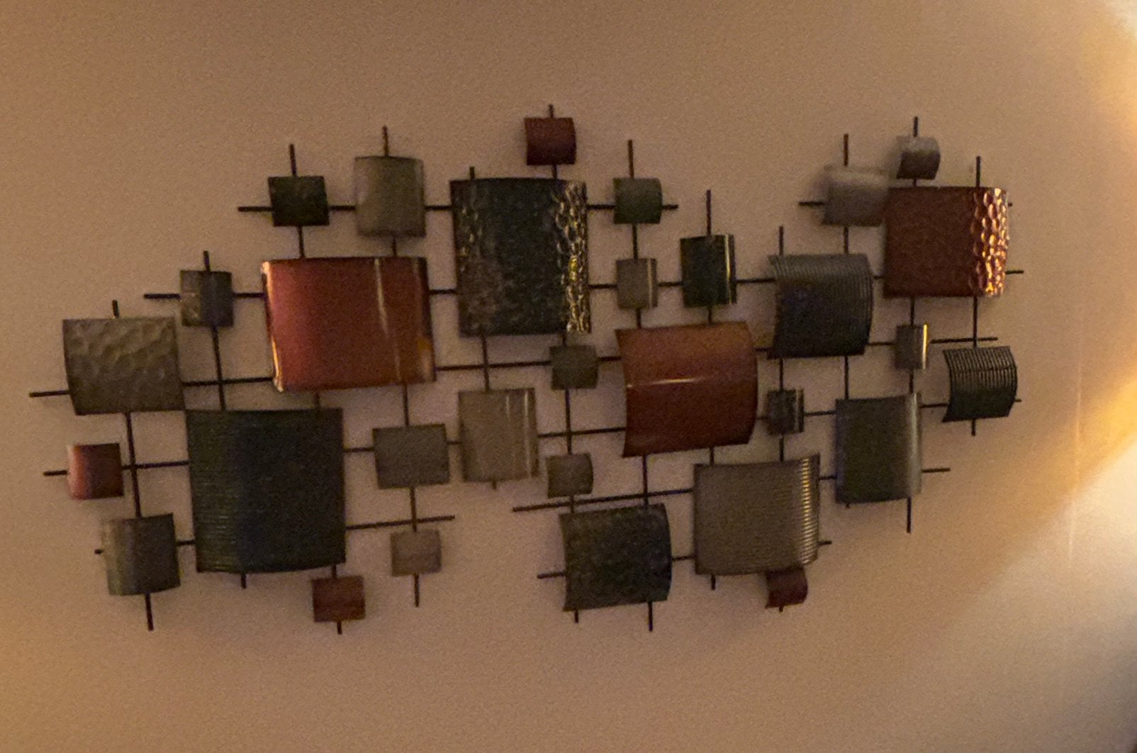 Wand decoratie, Ophalen, Zo goed als nieuw, Metaal