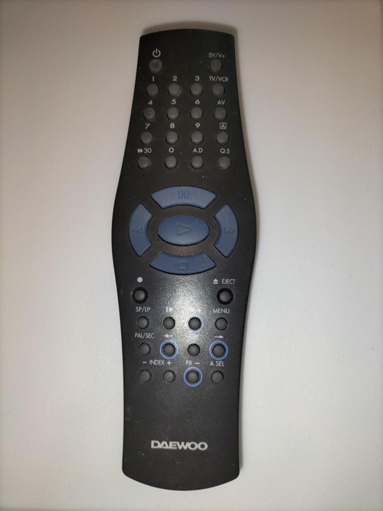 Originele Daewoo 97P04701 Afstandsbediening TV/VCR, Ophalen of Verzenden, Gebruikt, Origineel, Tv