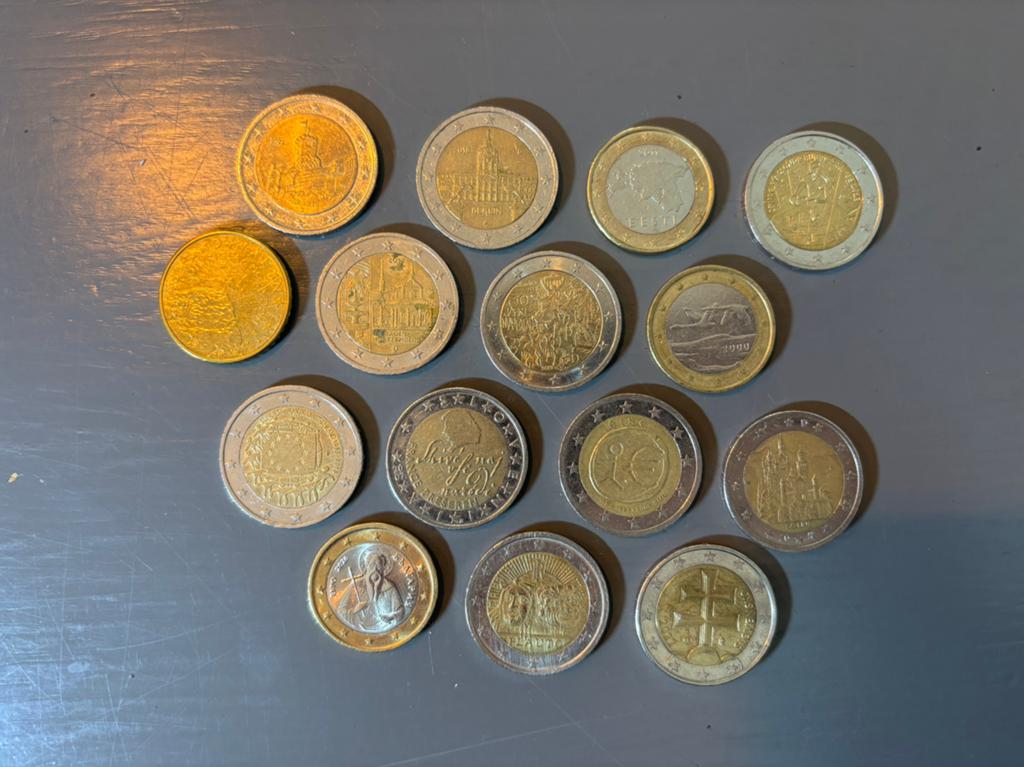 Verschillende Euro herdenkingsmunten, Postzegels en Munten, Munten | Europa | Euromunten, Ophalen, België, 2 euro