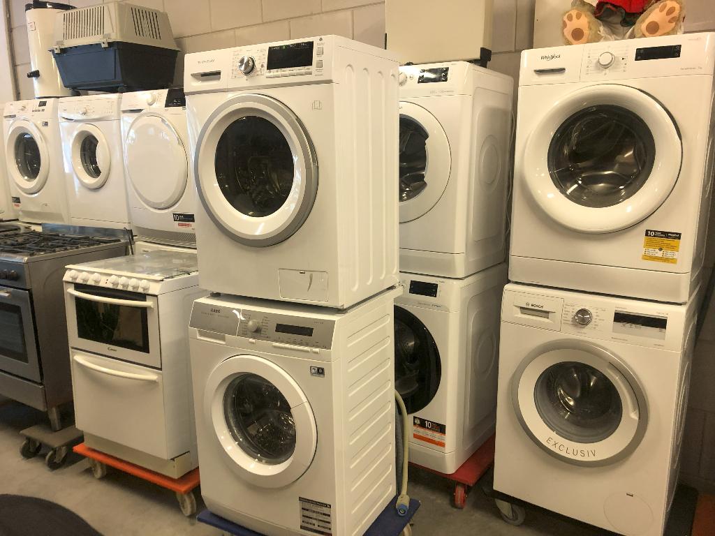 wasmachine, Gebruikt, Ophalen of Verzenden, Voorlader, 85 tot 90 cm