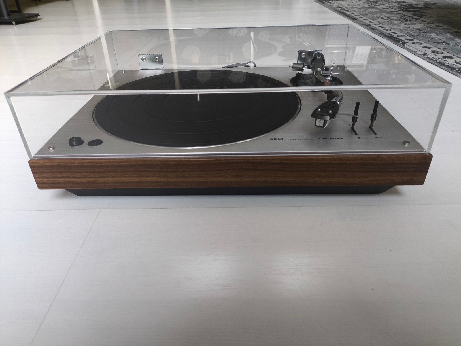 Akai AP-003 (gereviseerd) met AT-12S element en nieuwe kap, Ophalen, Zo goed als nieuw, Platenspeler, Akai