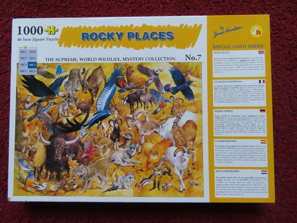 Rocky places - Jigsaw puzzel van James Hamilton, Hobby en Vrije tijd, Ophalen of Verzenden, 500 t/m 1500 stukjes, Gebruikt, Legpuzzel