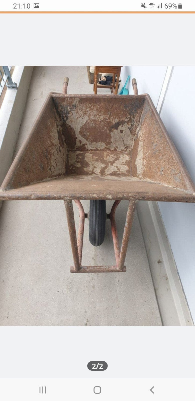 Kruiwagen, Ophalen, Gebruikt