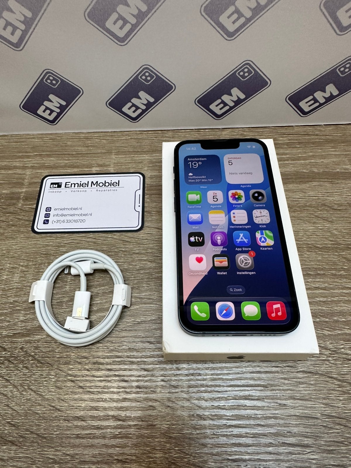 iPhone 13 mini - 128GB / batterij 100% / garantie, 128 GB, Zwart, Ophalen of Verzenden, Zo goed als nieuw