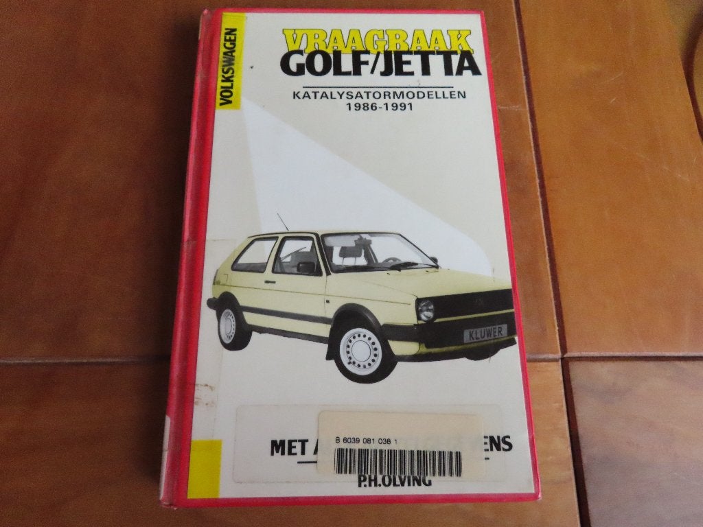 Vraagbaak VW Golf, Golf GTi / 16V, VW Jetta benzine 1986-91, Ophalen of Verzenden