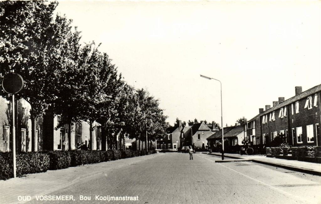 Oud Vossemeer, Bou Kooijmanstraat - 197? gelopen, Verzenden, 1960 tot 1980, Gelopen, Zeeland