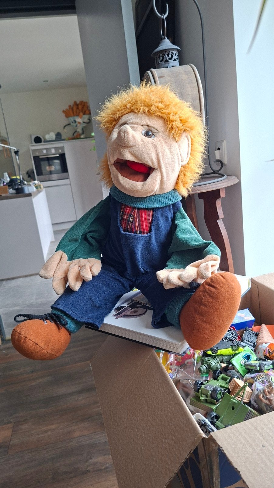 Folkmanis Handpop Therapiepop 60cm, Ophalen of Verzenden, Zo goed als nieuw, Overige typen