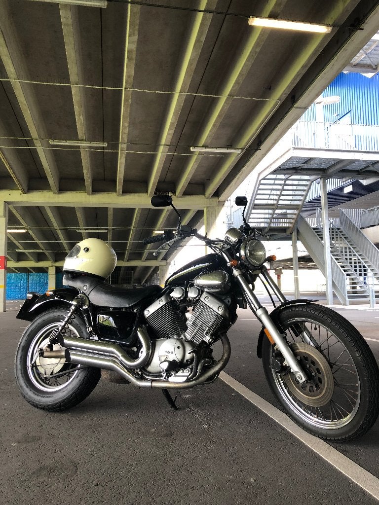 Yamaha Virago 535 van 1987, 2 cilinders, 535 cc, Chopper, Gebruikt