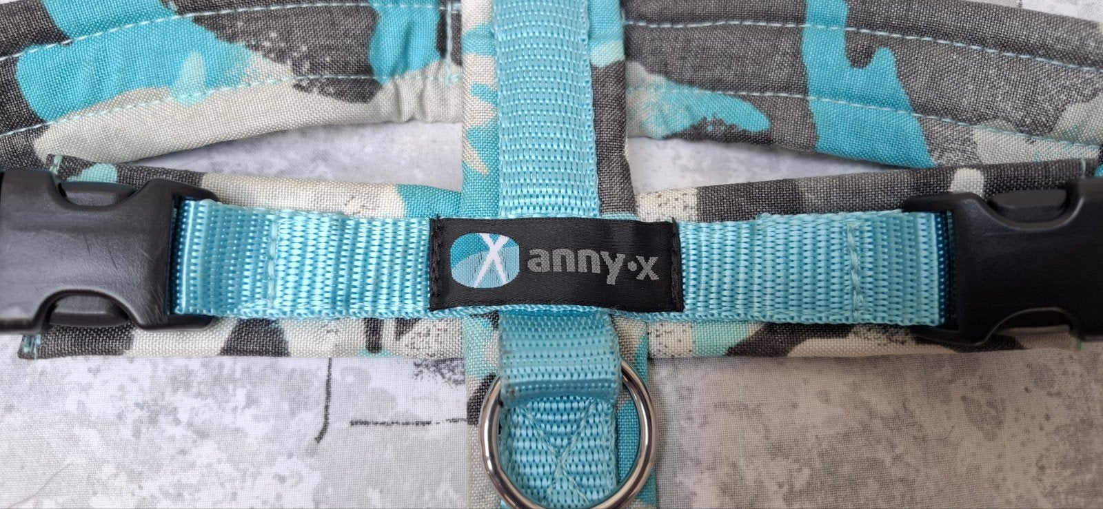 AnnyX Y-tuig Limited Edition Camouflage Blauw, mt S 52-64cm, Ophalen of Verzenden, Zo goed als nieuw