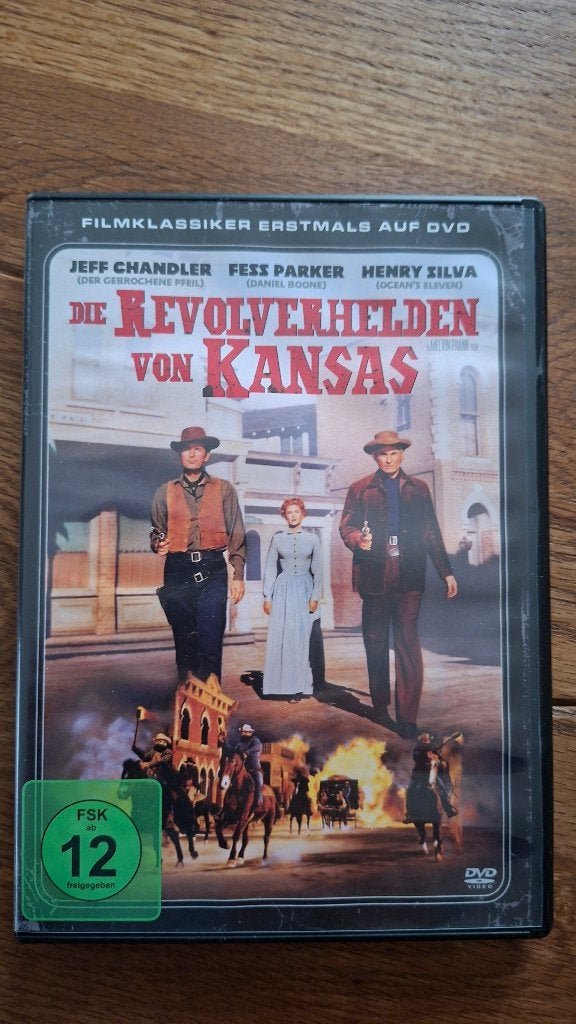 Die Revolverhelden von Kansas western, Ophalen of Verzenden, Zo goed als nieuw, Engels