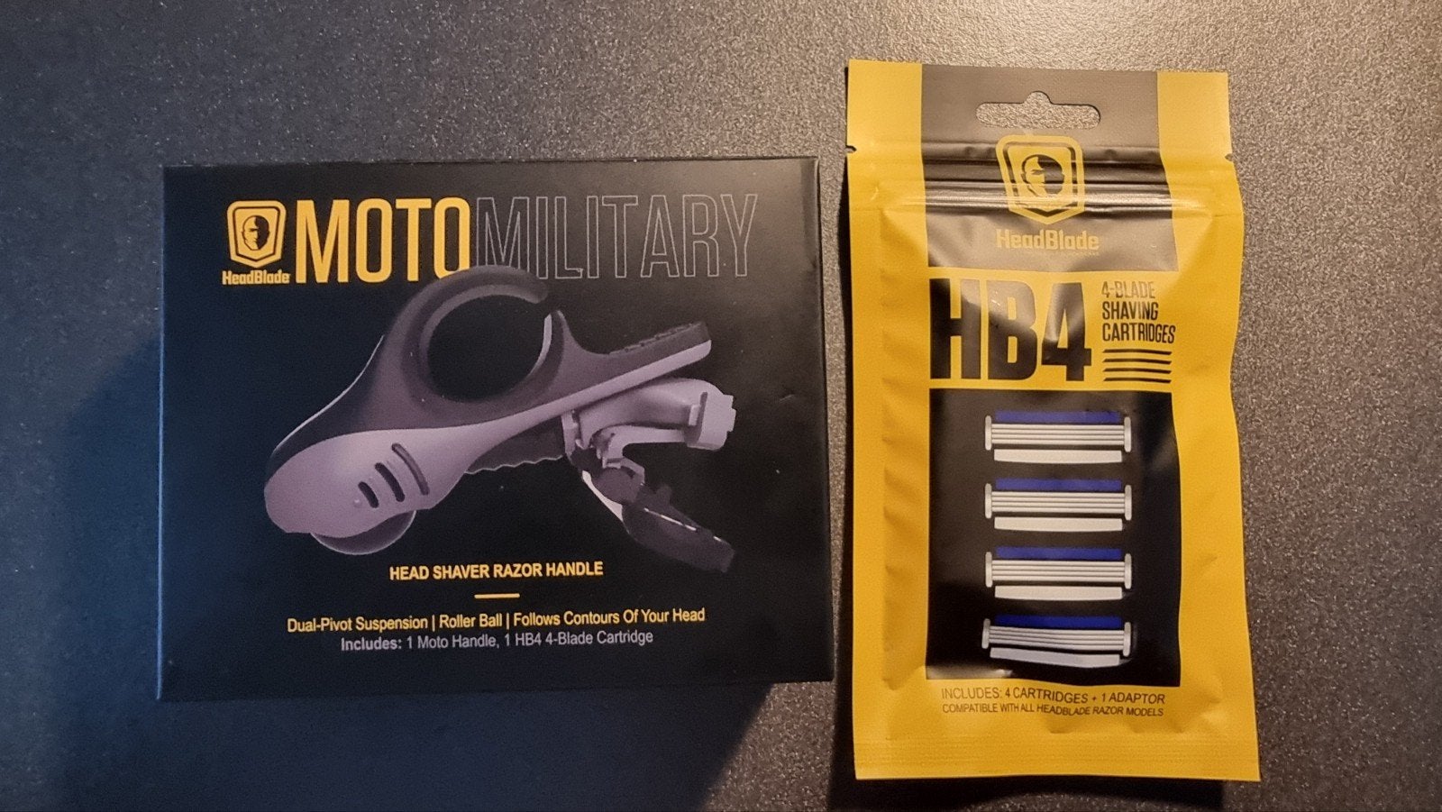 Moto Military scheermes + 4 nieuwe mesjes, Ophalen of Verzenden, Zo goed als nieuw, Overige typen