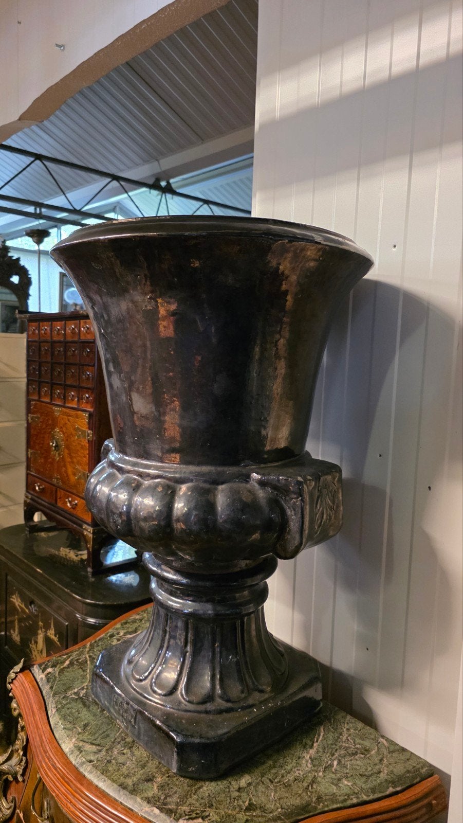 zeer grote terracotta oorvaas, Tuin en Terras, Ophalen