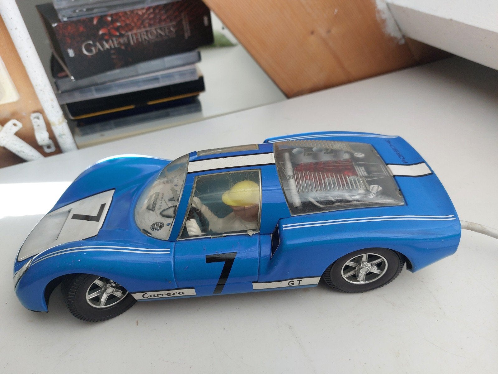 Joustra Blikken Porsche Raceauto -, Ophalen of Verzenden
