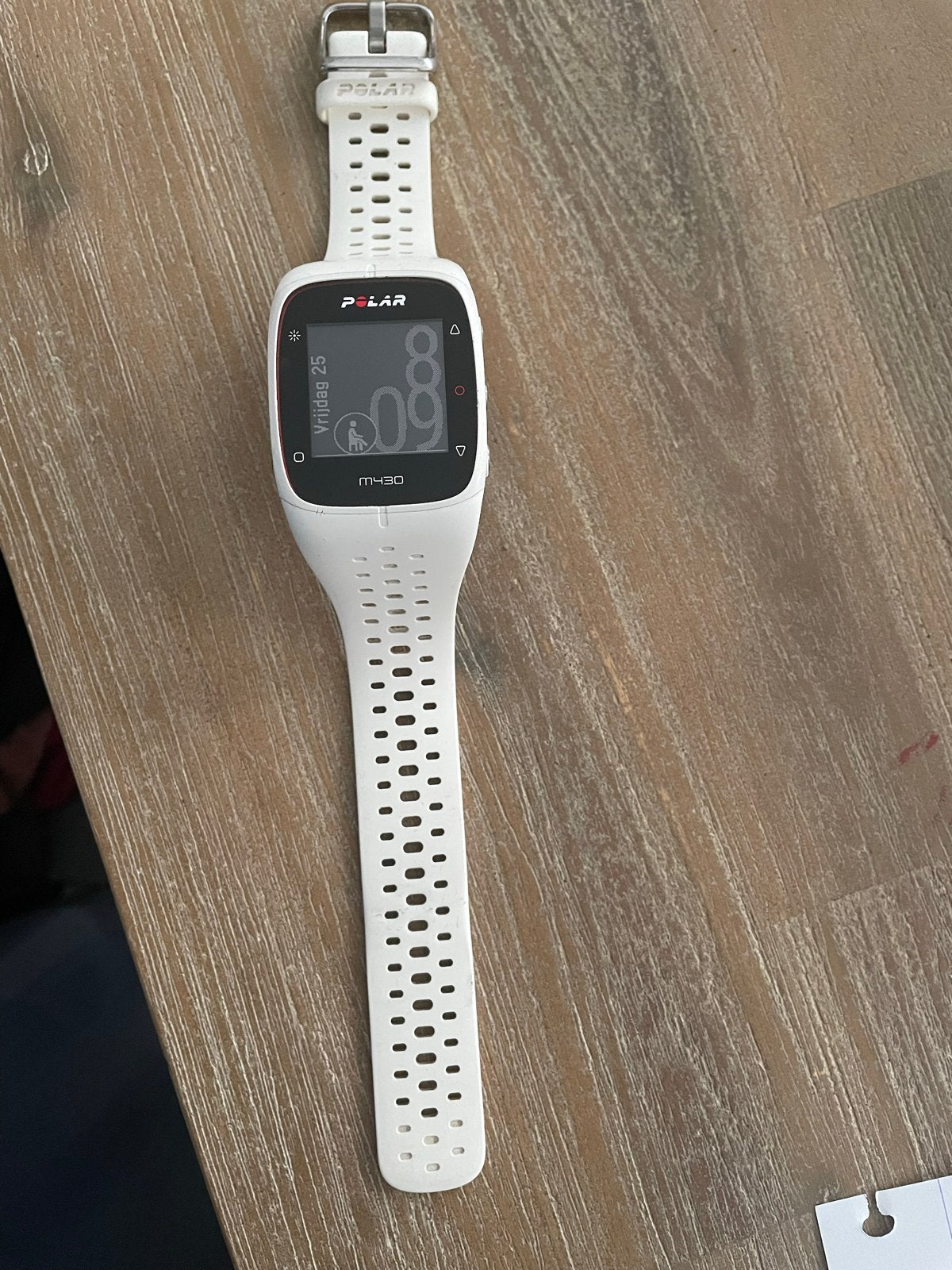 Polar M430 GPS Hardloophorloge - Wit, Sieraden, Tassen en Uiterlijk, Ophalen of Verzenden, GPS, Zo goed als nieuw, Wit