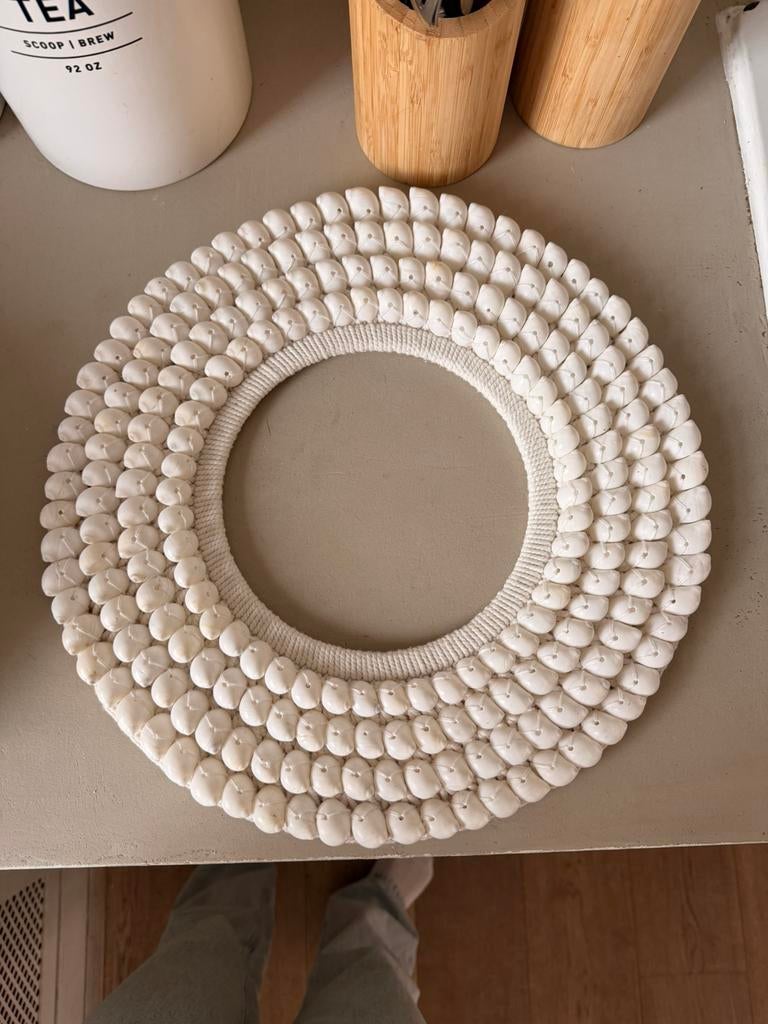 Large seashell wall decor, Verzenden, Zo goed als nieuw
