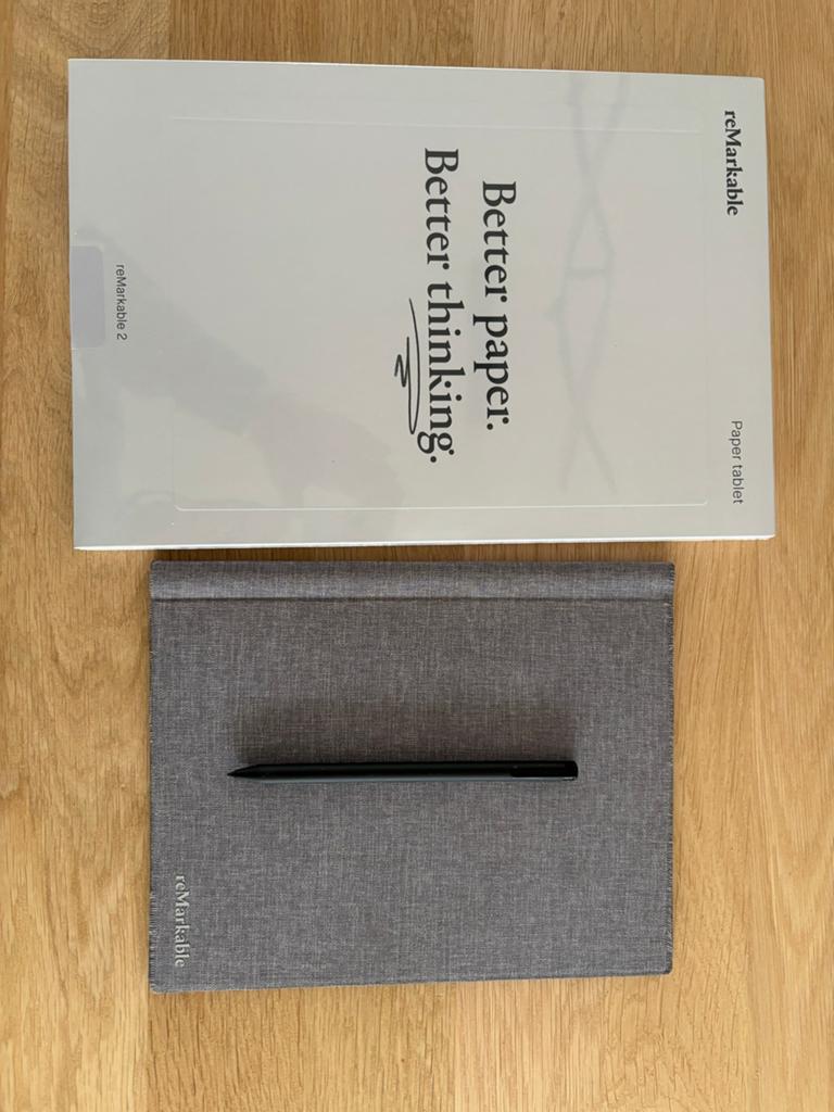 Remarkable 2 Paper Tablet met Folio en Marker Plus, Computers en Software, Tekentablets, Ophalen, Zo goed als nieuw