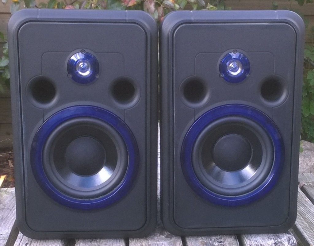 Luidsprekers 6,5 inch 60 - 125 Watt, 2 stuks, Stereo speakers, Refurbished, Ophalen of Verzenden, 60 tot 120 watt