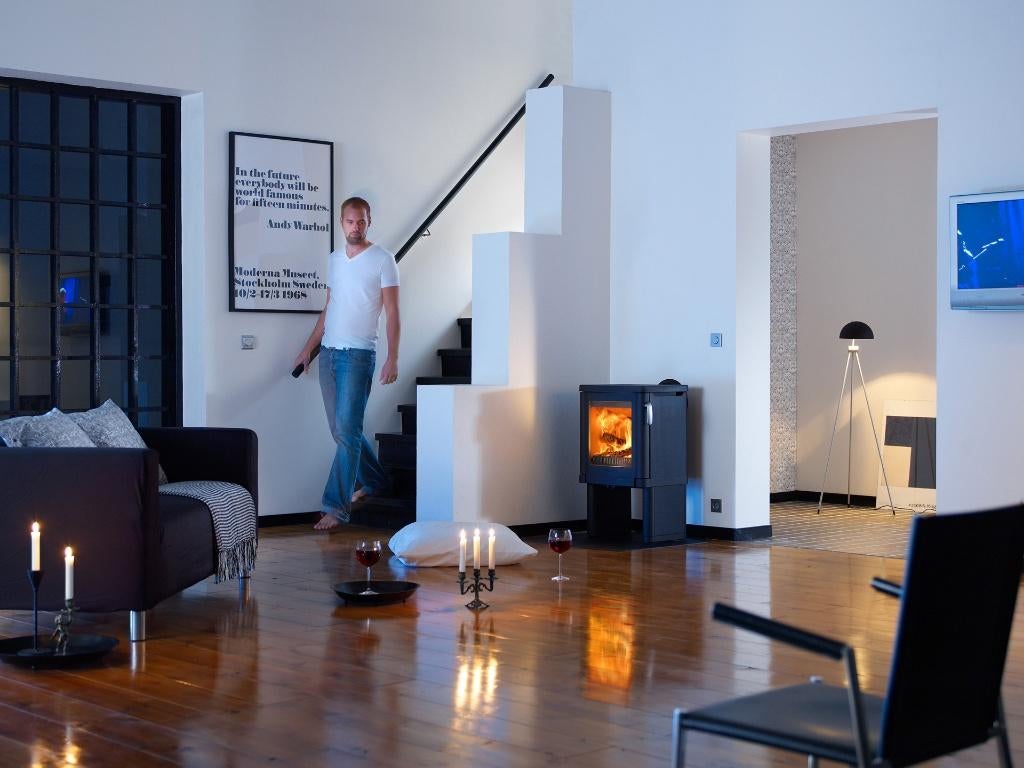 Contura 52 Convectie showroommodel houtkachel, Huis en Inrichting, Kachels, Ophalen, Houtkachel, Zo goed als nieuw, Vrijstaand