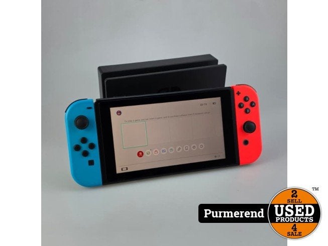 Nintendo Switch V2 Red/ Blue | Nette staat