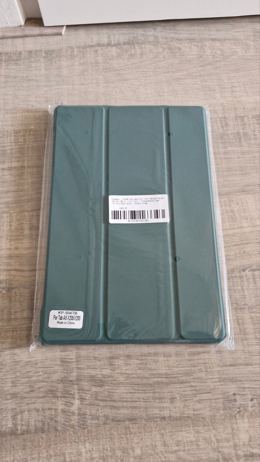 Samsung Galaxy Tab A8 Hoes Donkergroen, Computers en Software, Tablet-hoezen, 10 inch, Nieuw, Bescherming voor- en achterkant