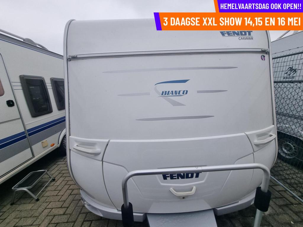 Fendt bianco 390 MOVER + VOORTENT + ZAKLUIFEL + FRANSBED, Caravans en Kamperen, Caravans, 750 - 1000 kg, Fendt, 5 tot 6 meter