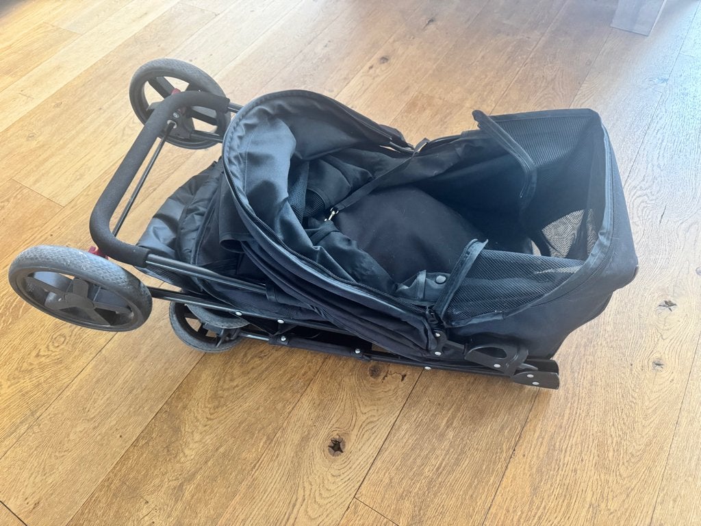 Inklapbare hondenbuggy, Dieren en Toebehoren, Honden-accessoires, Ophalen, Zo goed als nieuw, Hondenbuggy