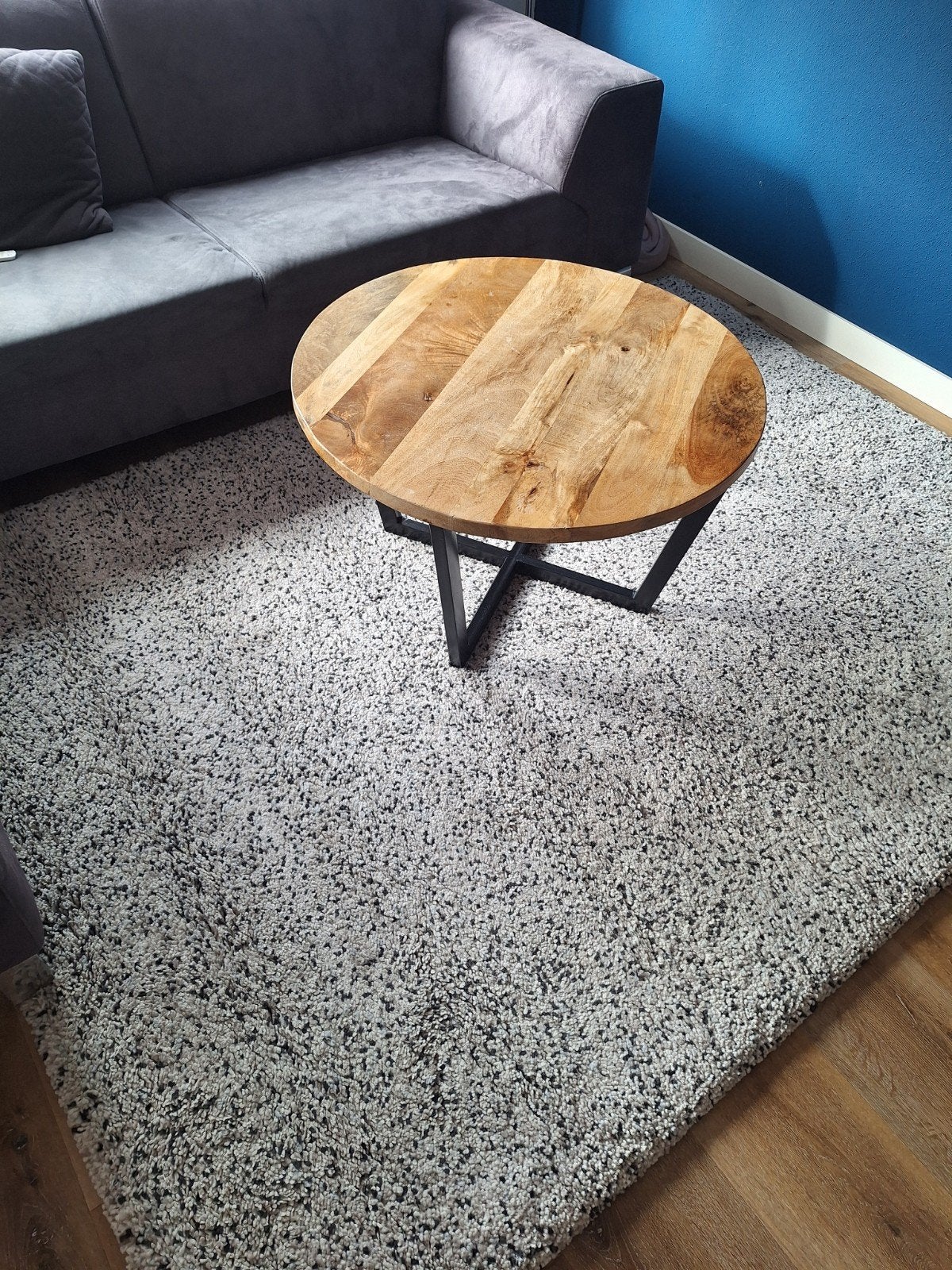 IKEA VINDUM Vloerkleed - Grijs/Wit (170x230 cm), Huis en Inrichting, Ophalen, Wit, 150 tot 200 cm, 200 cm of meer