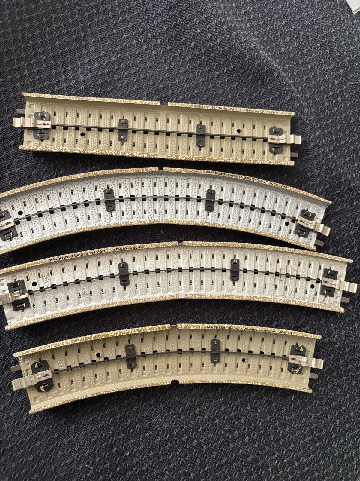 Vintage Märklin rails set: 5100, 5200, 5120, 5106, Ophalen, Gebruikt, Trein, Overige typen
