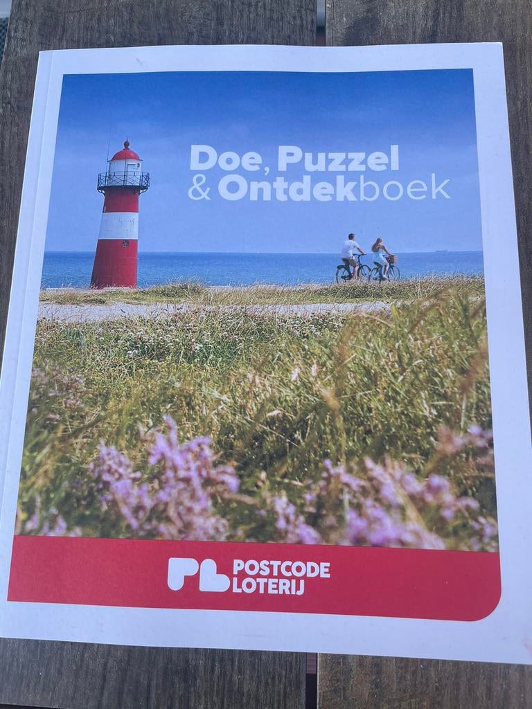 Postcode loterij DOE  PUZZEL & ONTDEK BOEK, Ophalen of Verzenden, Minder dan 500 stukjes, Zo goed als nieuw