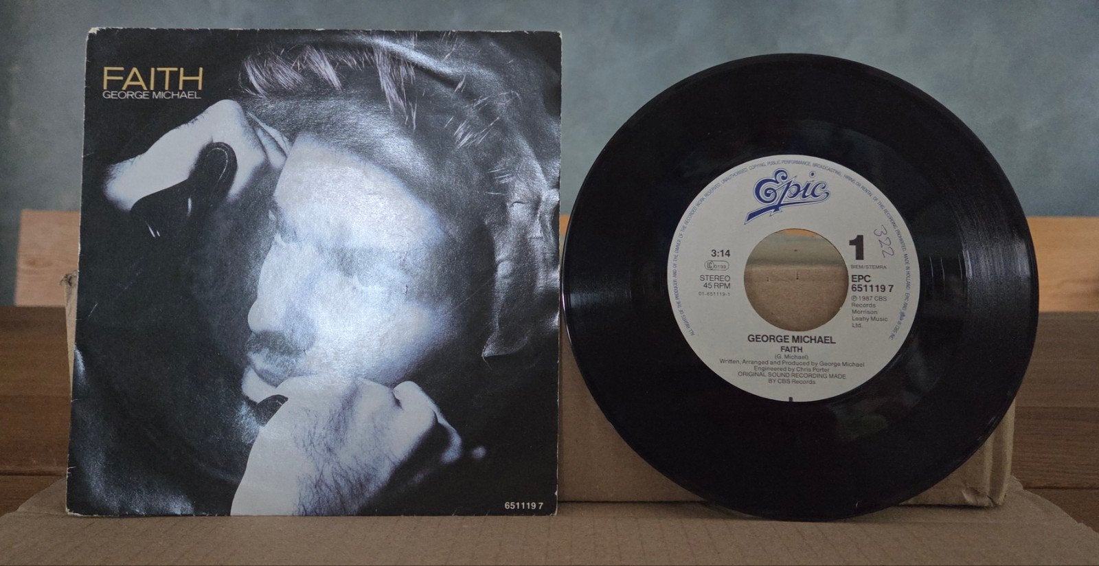 George Michael - Faith, Cd's en Dvd's, Pop, 7 inch, Ophalen of Verzenden, Zo goed als nieuw