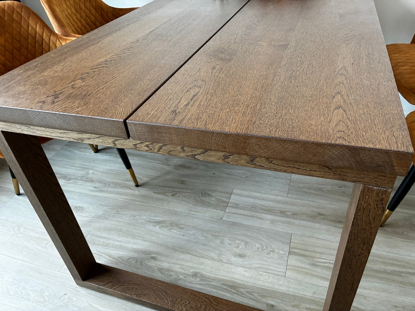 Ikea eikenhouten eettafel, Huis en Inrichting, Tafels | Eettafels, Ophalen, Eikenhout, 50 tot 100 cm, Zo goed als nieuw